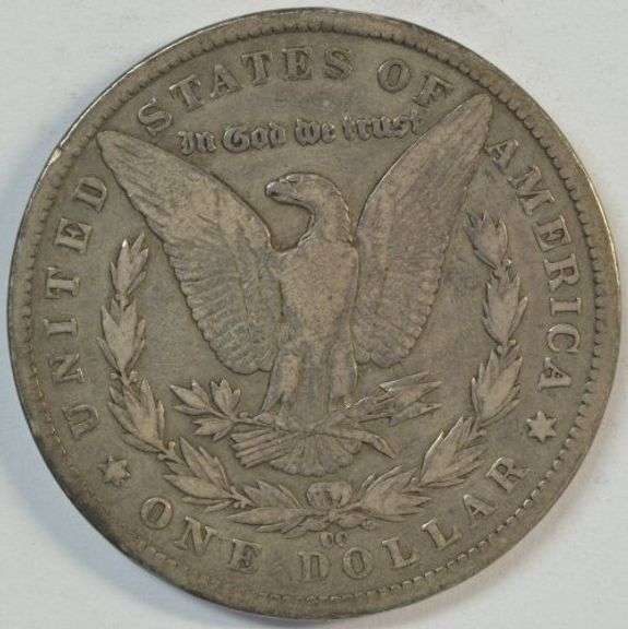 Key date 1882-CC Morgan Silver Dollar. Scarce