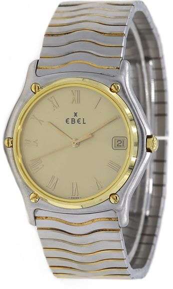 Ebel Classic Wave Two-Tone, 35mm, Quartz, Steel & 18K