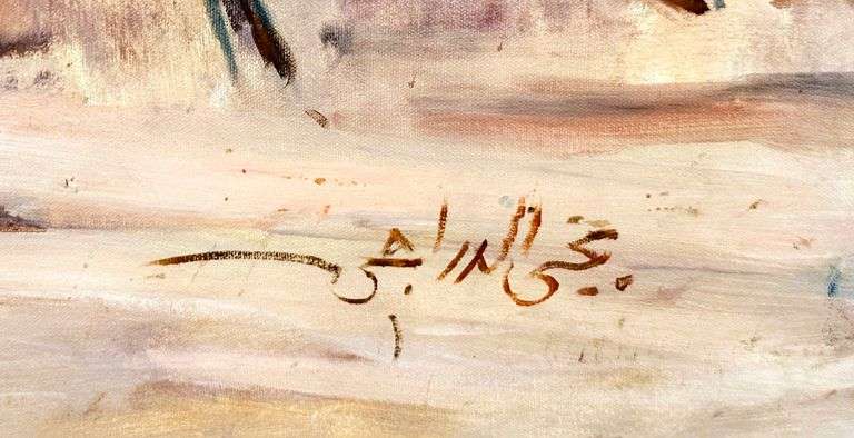 Original Signed Horses Painting