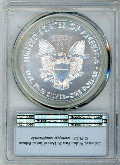 2017 First Strike Issue American Silver Eagle in PCGS MS70