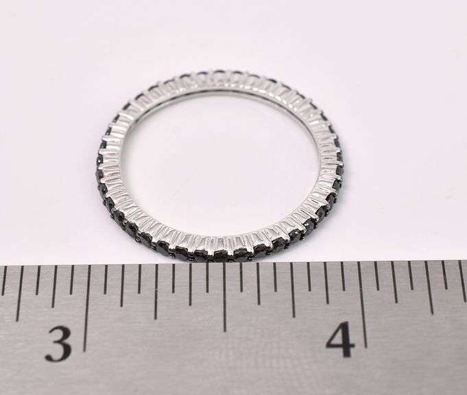 Black Onyx Ring In Sterling Silver