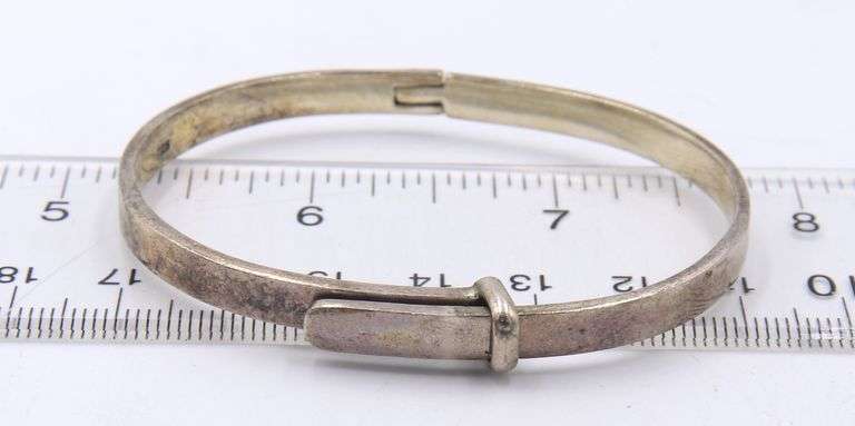 Vintage 925 Sterling Silver Lot of 3 Bangles