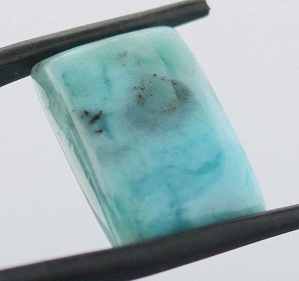 Rich color! 15.63ct Larimar cabochon