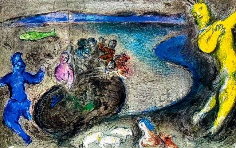 Marc Chagall Matted Art Print