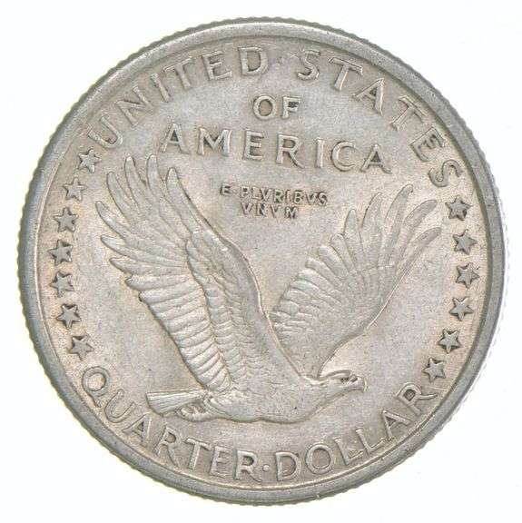 1917-D Standing Liberty Quarter Type 1