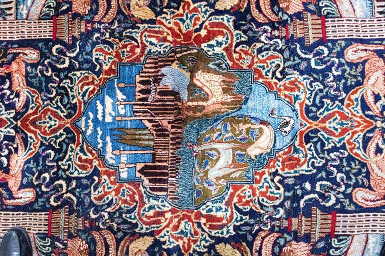 Detailed Persian Kashmar 7.5x10.5