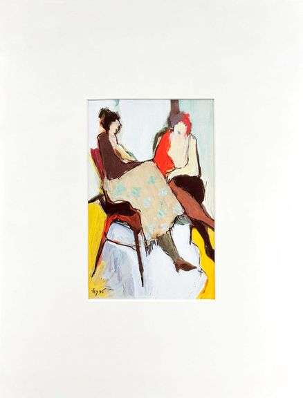 Tarkay Matted Art Print