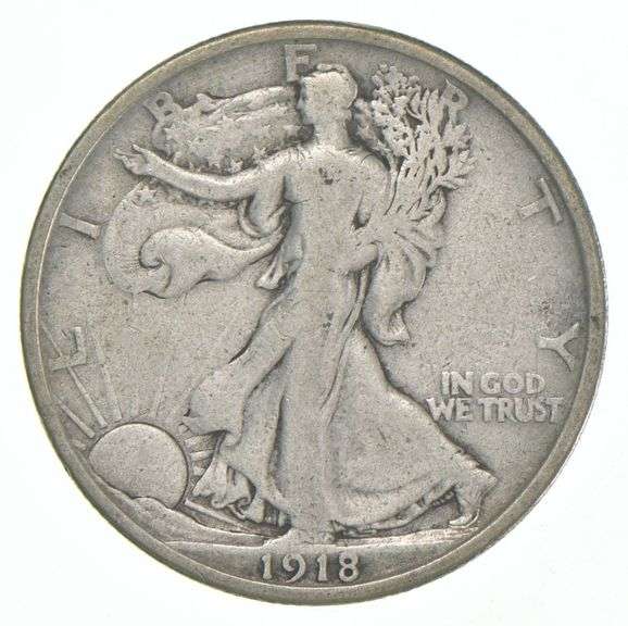 1918-D Walking Liberty Half Dollar