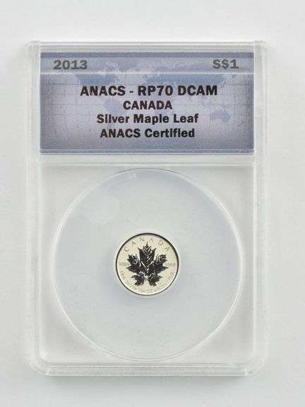(5) RP70DCAM 2013 Canada $1-$5 Silver Maple Leaf 1/20 1oz Silver ANACS