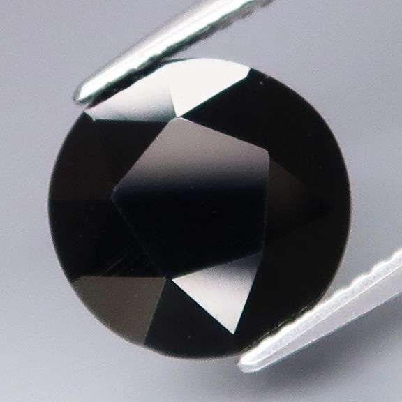 Elegant 3.82ct silky black Loas Tektite