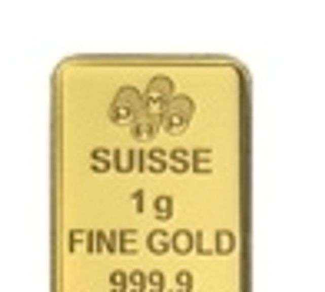 1.0 Gram Gold Bar (999.9 Pure Gold)