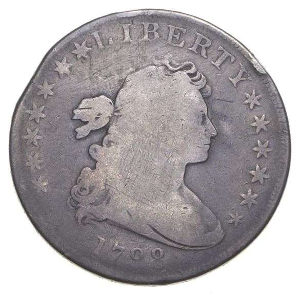1798 Draped Bust Dollar B-15 - BB-112 Pt 9 - 4 Lines