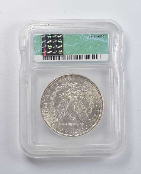 MS62 1891 Morgan Silver Dollar ICG