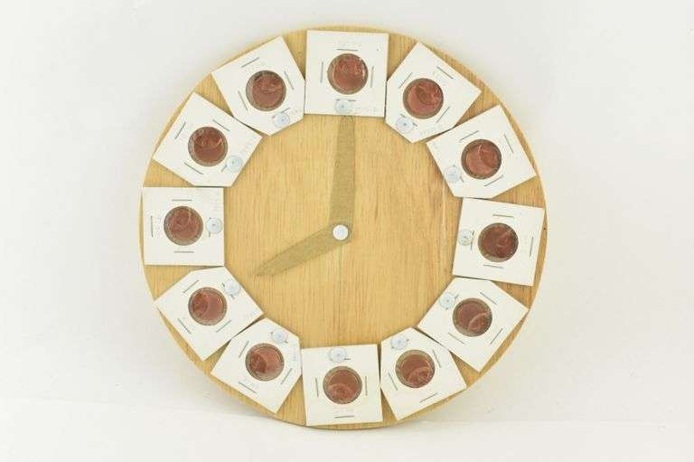 (12) 1975-1995 Lincoln Memorial Cents Offset Error Off Cntr Strk Clock