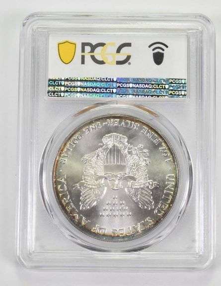 MS67 2000 American Silver Eagle - Graded PCGS