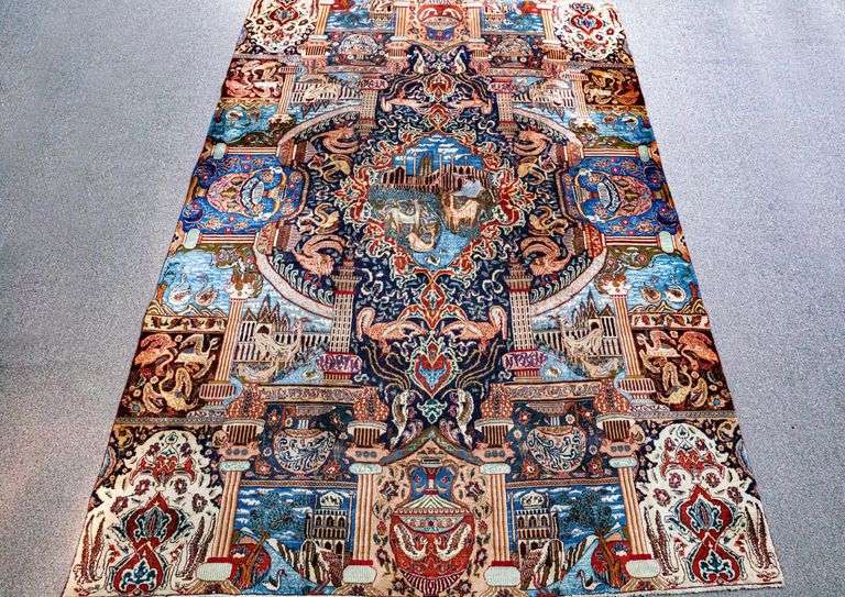 Detailed Persian Kashmar 7.5x10.5