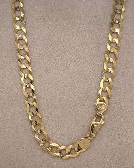 14K YELLOW GOLD FLAT MIAMI CUBAN LINK CHAIN
