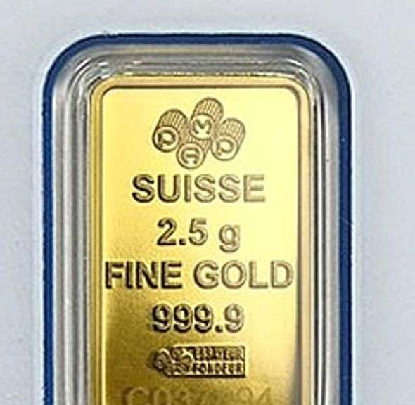 2.5 Gram Gold Bar (999.9 Pure Gold)