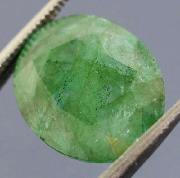 Flat cut! 4.41ct unheated Zambian Emerald