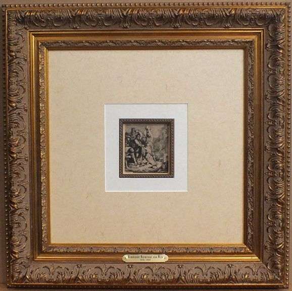 Rembrandt, original rare edition gravure