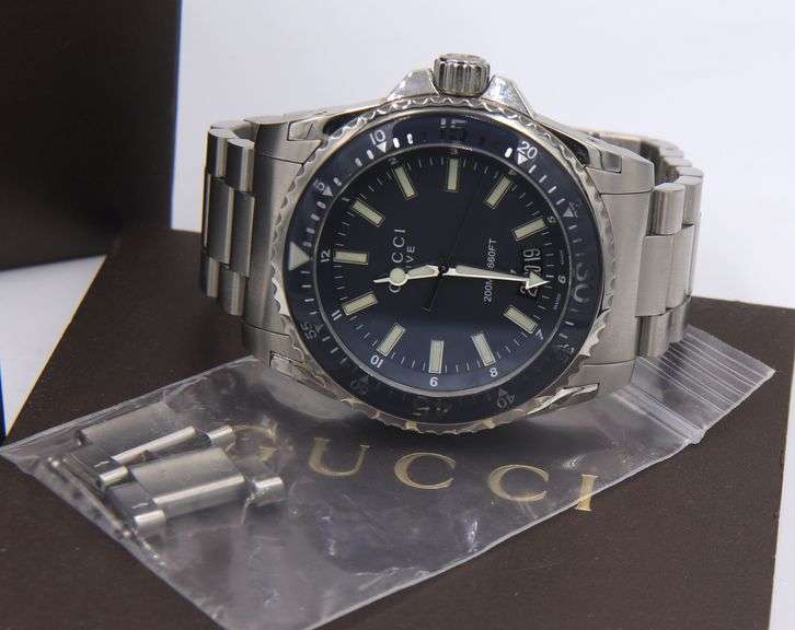 Gucci Dive Blue Dial Stainless Steel Watch