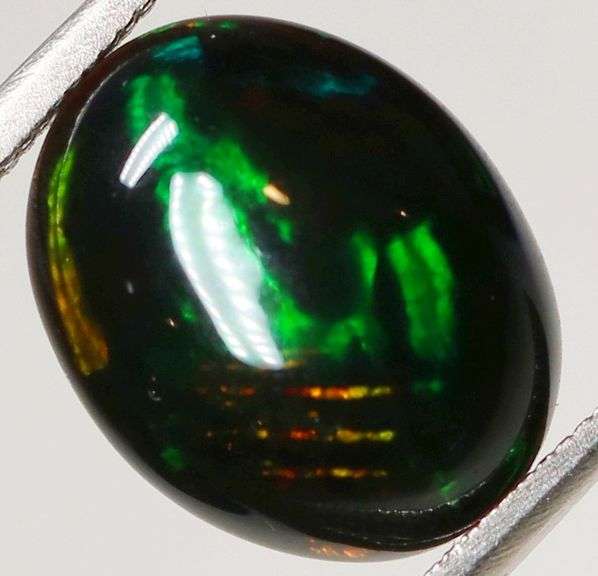 Silky 1.87ct electric flashing black opal