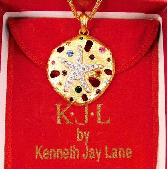 Kenneth Jay Lane Sand Dollar/Starfish Necklace