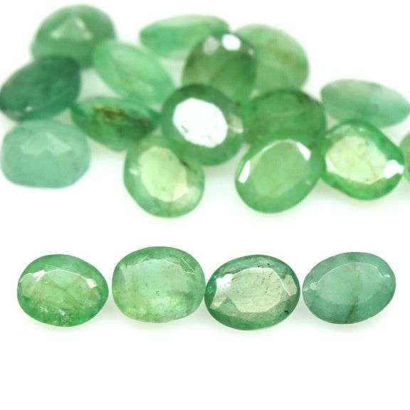 Large 6.02ct 20 piece Zambian Emerald parcel
