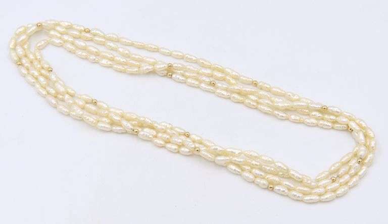 Lot of 3 Fresh Water Pearl Necklaces