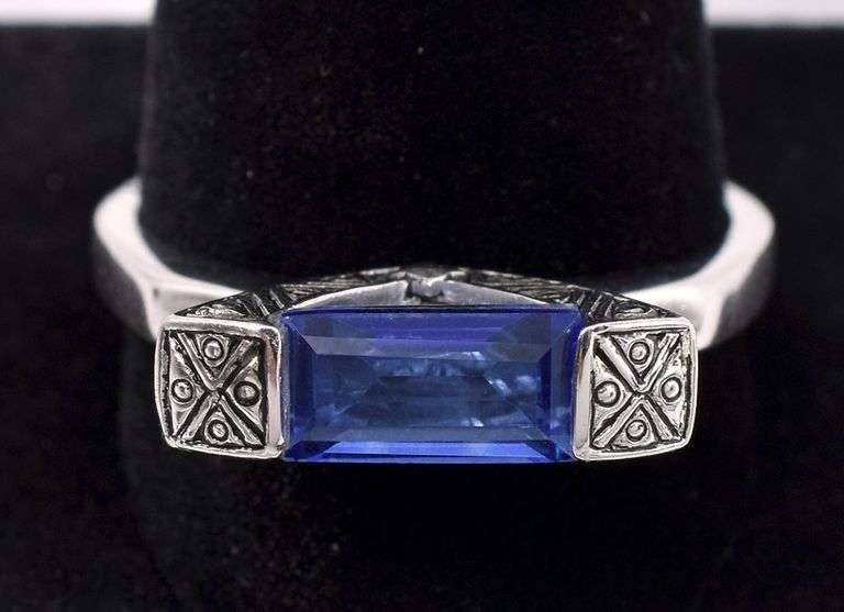 Purple Spinel Ring In Sterling Silver