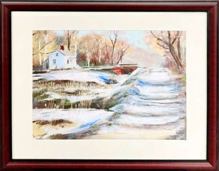 Robert Talbert Pastel Framed