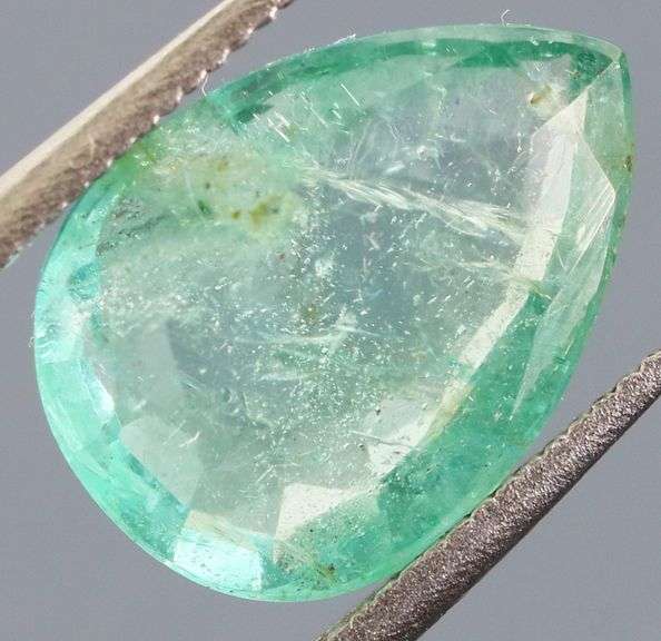 Glowing blue green 2.12ct unheated Emerald