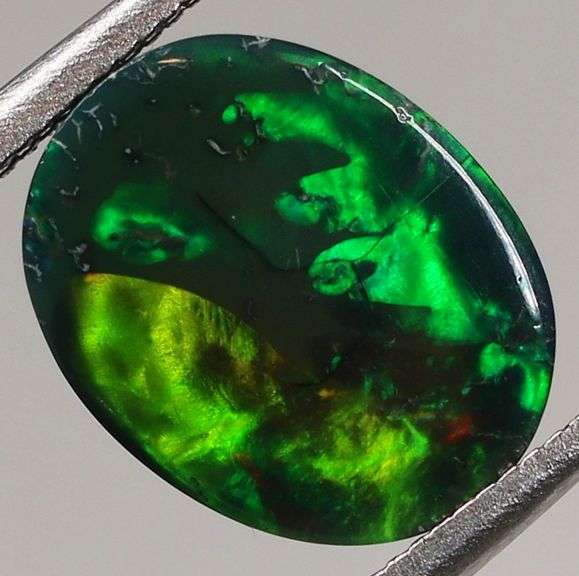 Fiery flashing 1.96ct Ethiopian bi-color Opal