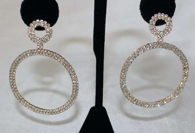 A Very Sexy  Fashion  Design Hoop Earrings
