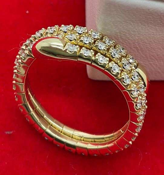 BRAND NEW LADIES DIAMOND FLEXIBLE RING