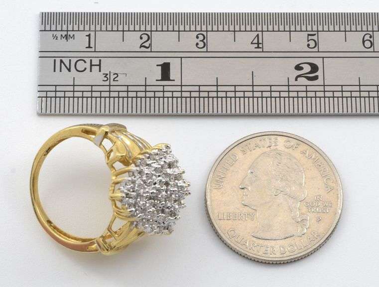Bold 1 CT. T.W. Diamond Cluster