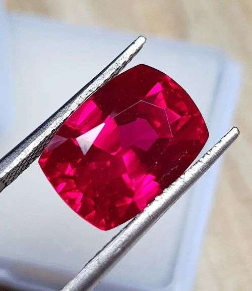 9.00 Carat Cushion Cut Natural Ruby