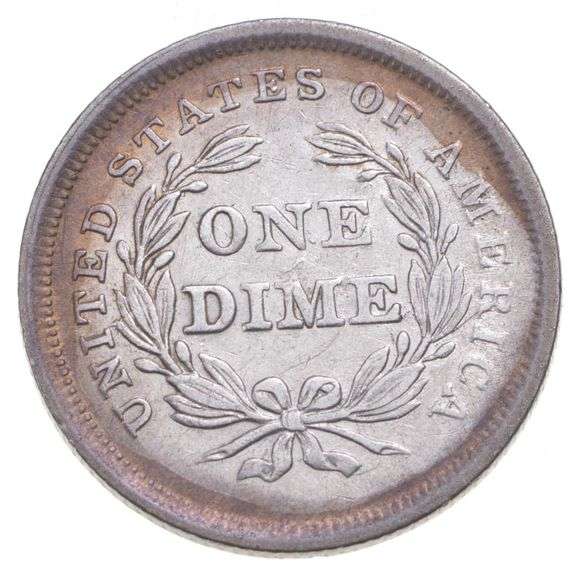 1838 Seated Liberty Dime - Large Stars