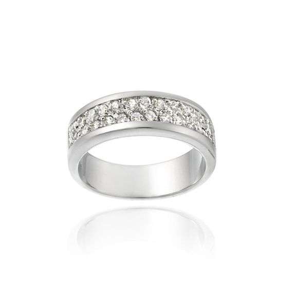 CZ Wedding Band