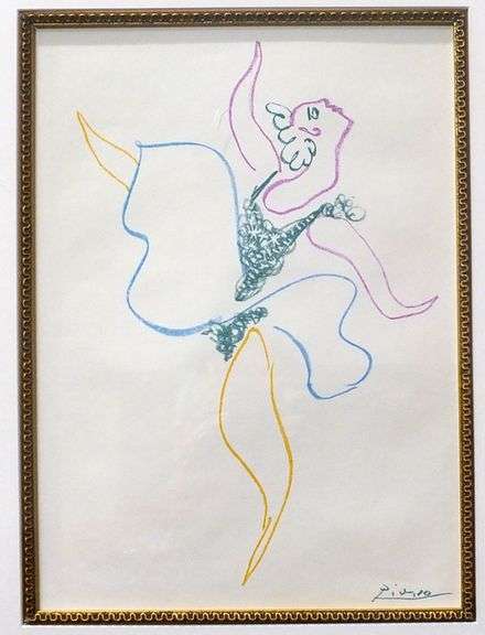 Picasso original lithograph from rare limited edition