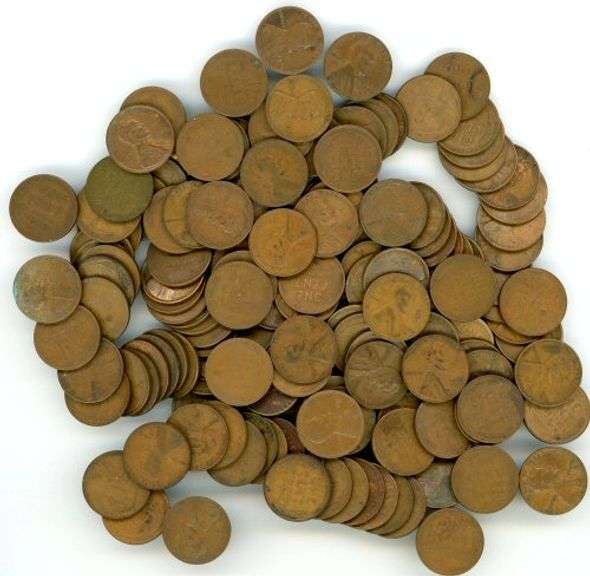 200 Assorted 'S' Mint Lincoln Wheat Cents