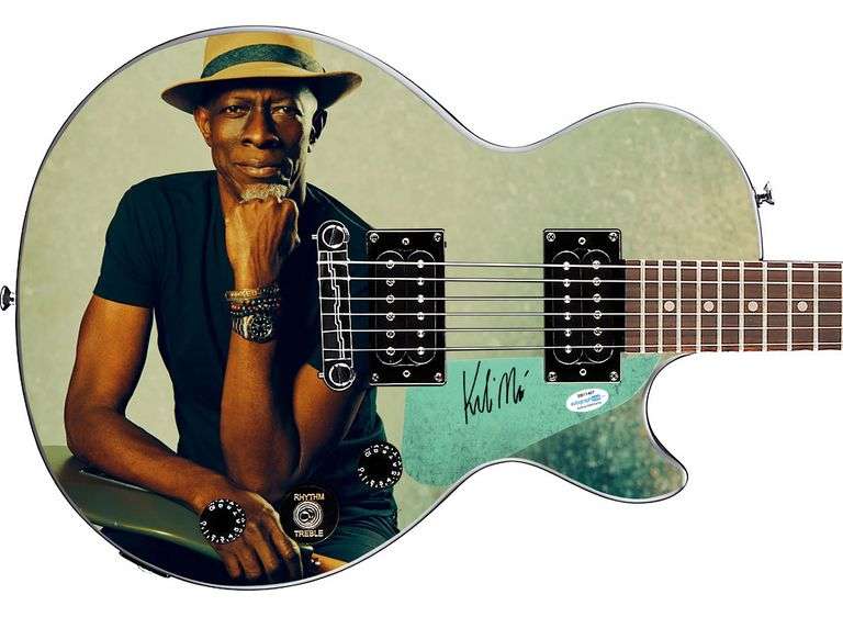Keb Mo Autographed Epiphone 1/1 Custom Graphics Guitar ACOA