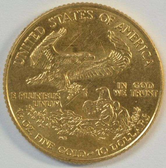 Superb Gem BU 1997 $10 American Gold Eagle coin