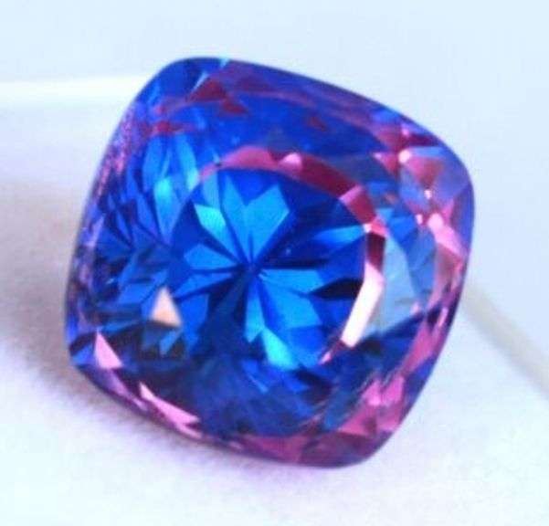RARE-UNHEATED-UNTREATED-NATURAL-BI-COLOR-13.00 CARAT PITAMBARI SAPPHIRE