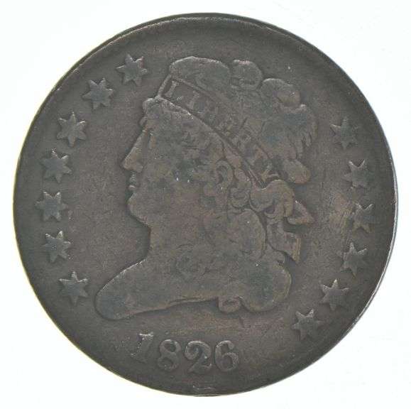 1826 Classic Head Half Cent