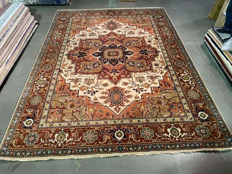 Fine Persian Serapi Design 9x12