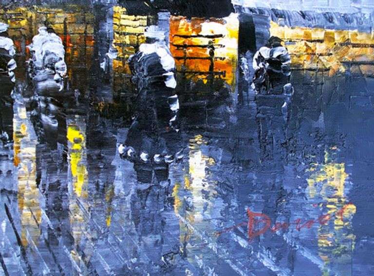 VERY SPECIAL BEAUTIFUL PAINTING ON CANVAS