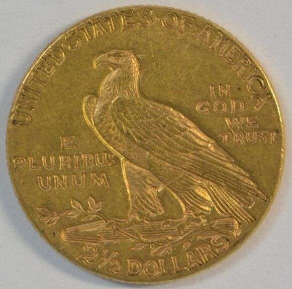 Fresh BU 1925-D US $2.50 Indian Gold Piece. Real nice