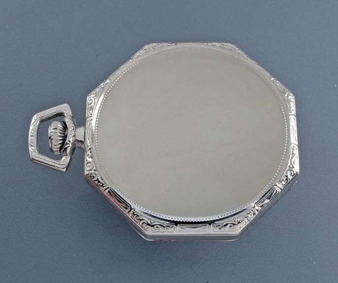 Exceptional 1924 Waltham 14K WG Pocket Watch