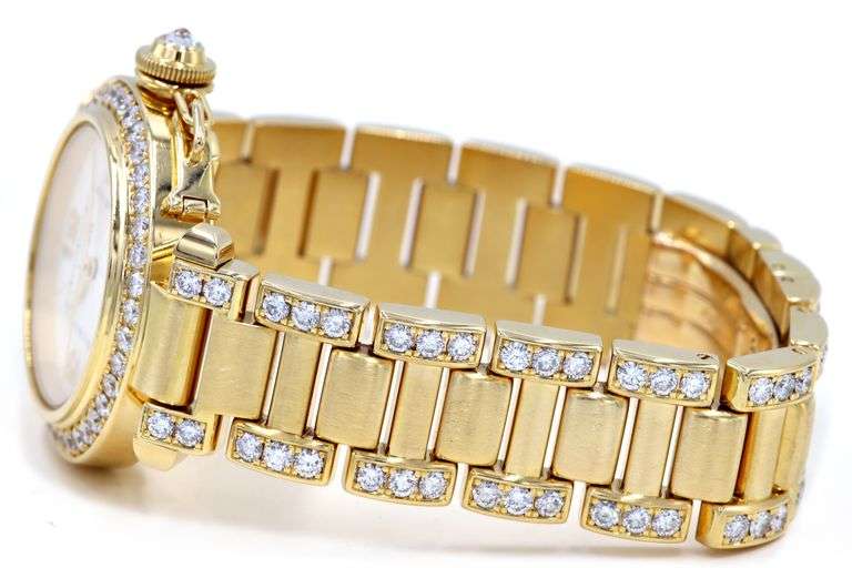 Cartier Pasha De Cartier Automatic 2397, 31mm, Diamond, 18K Yellow Gold